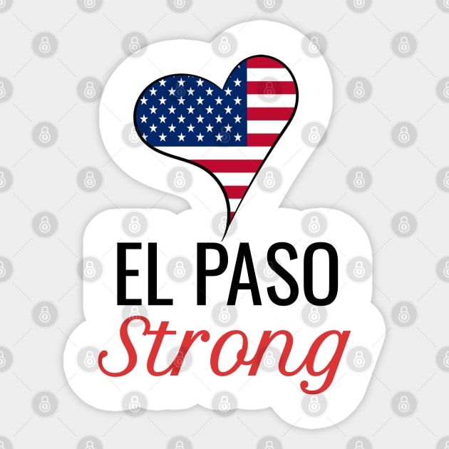 El Paso Strong Sticker by artbypond